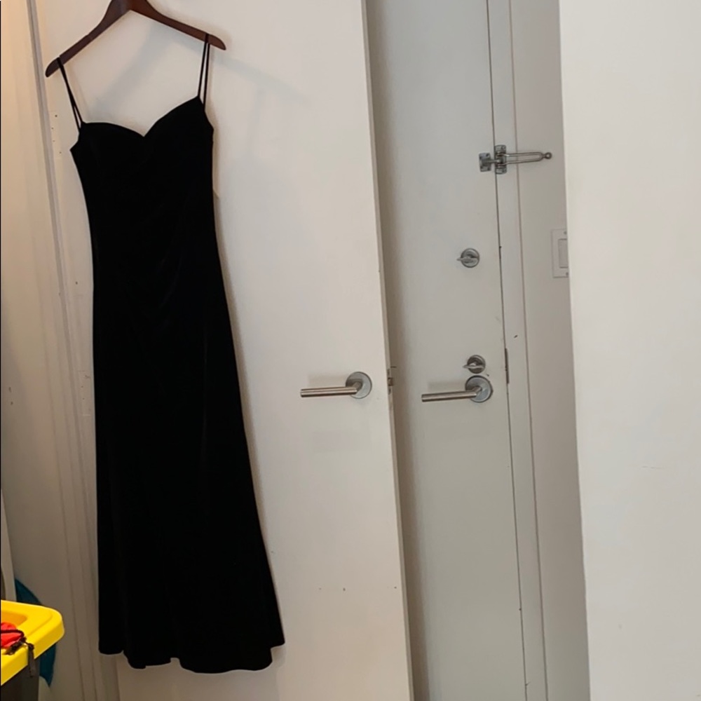 Beautiful evening velour dress